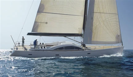 Velero Dixon 73 La Luna navegando
