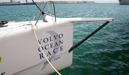 Velero de la Volvo Ocean Race equipado con herrajes de JC Herrajes