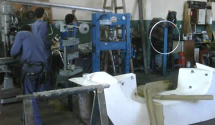 Máquinas de la fábrica de JC Herrajes